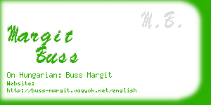 margit buss business card